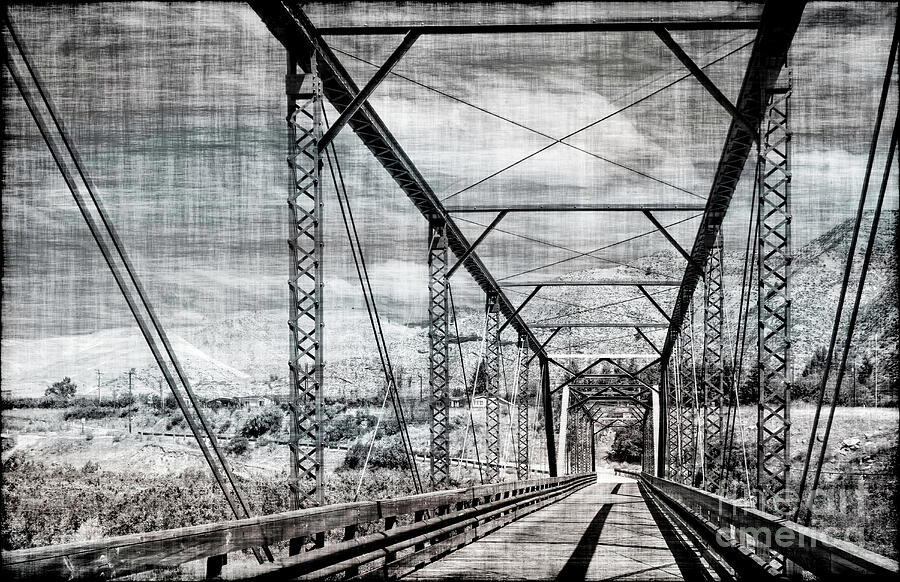 Old Monitor Road Bridge Digital Art by Jean OKeeffe Macro Abundance Art
