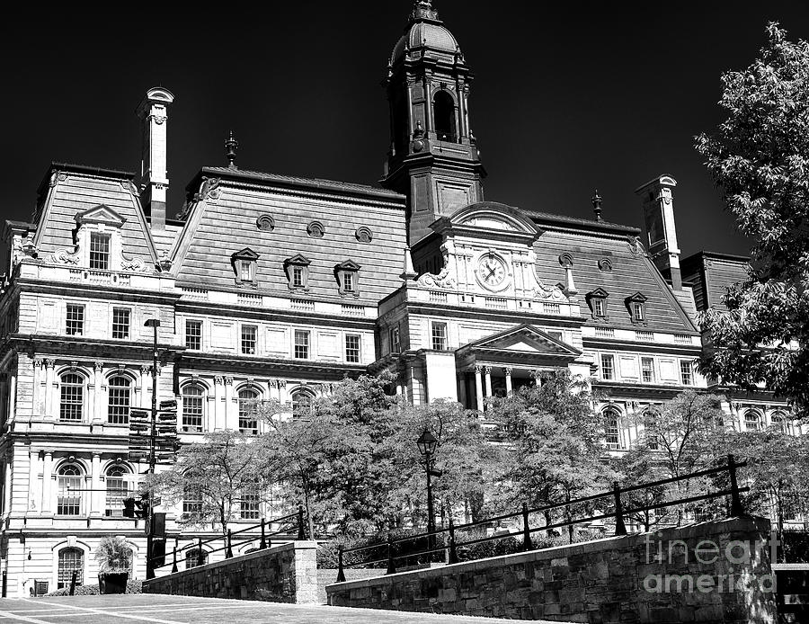 Old Montreal City Hall Photograph by John Rizzuto