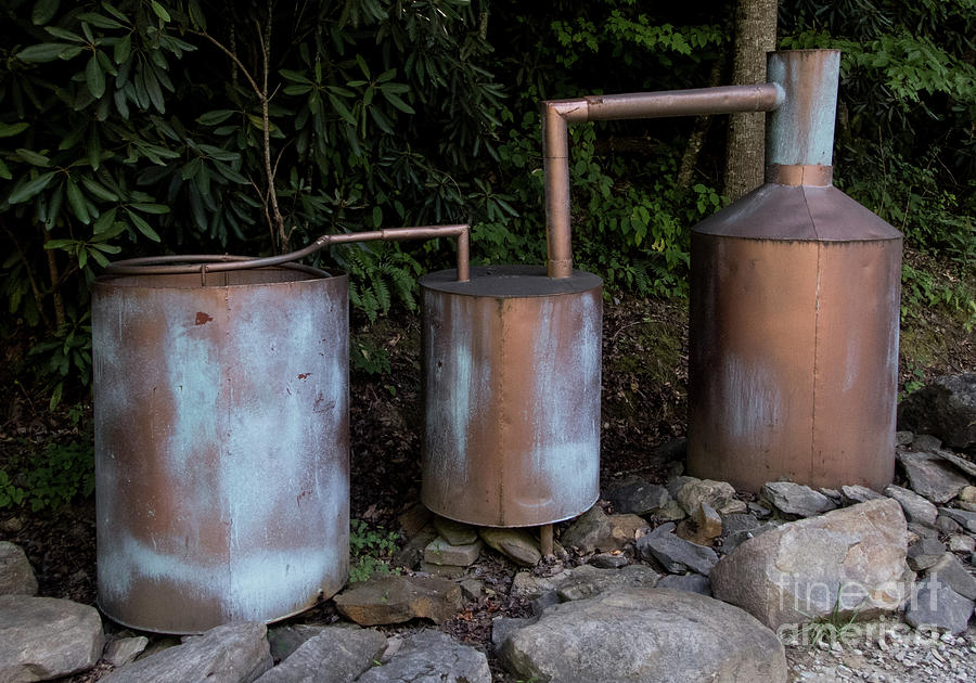 Old Moonshine Still at the Tail of the Dragon at Deals Gap Photograph by David Oppenheimer