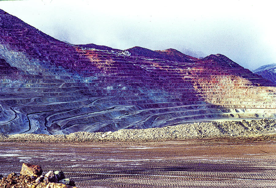 Old Morenci Arizona Open Pit Mine Photograph by John A Rodriguez