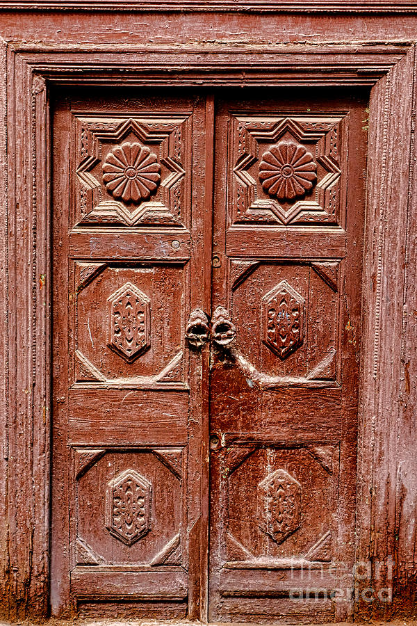 Old Moroccan Door Photograph by Olivier Le Queinec