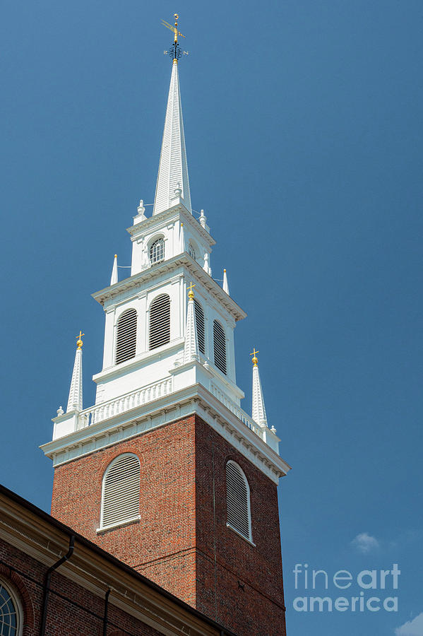 Old North Church Bell Tower Photograph by Bob Phillips
