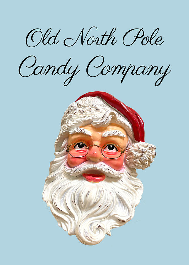 Old North Pole Candy Co-Vint Blue Photograph by Lee Darnell