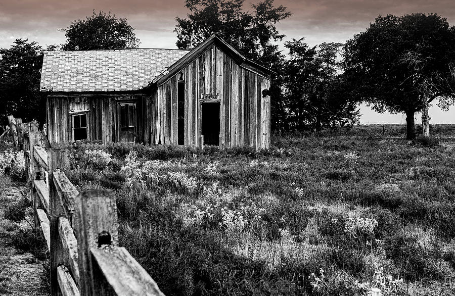 Old North Texas Ranch House Photograph by Jim McCullick - Fine Art America