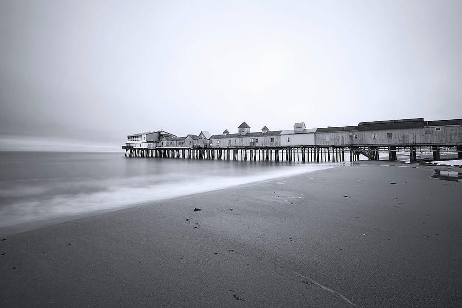 Old Orchard Beach Pier Photograph by Eric Gendron