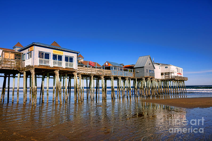 Old Orchard Beach Pier Photograph by Olivier Le Queinec