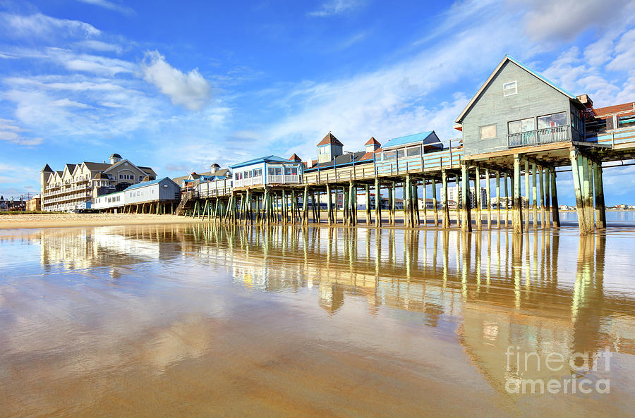 Old Orchard Beach Reflection Photograph by Denis Tangney Jr - Pixels