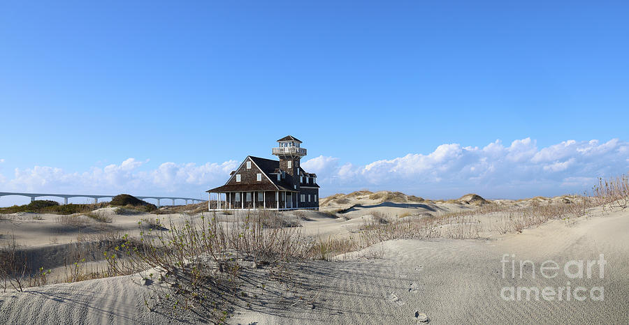 Old Oregon Inlet Life Saving Station 7659 Photograph by Jack Schultz