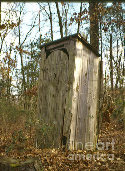 Old Outhouse Photograph by Cindy Murphy