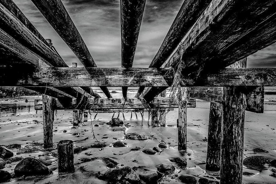 Old Pacifica Pier Photograph by Alan Hart