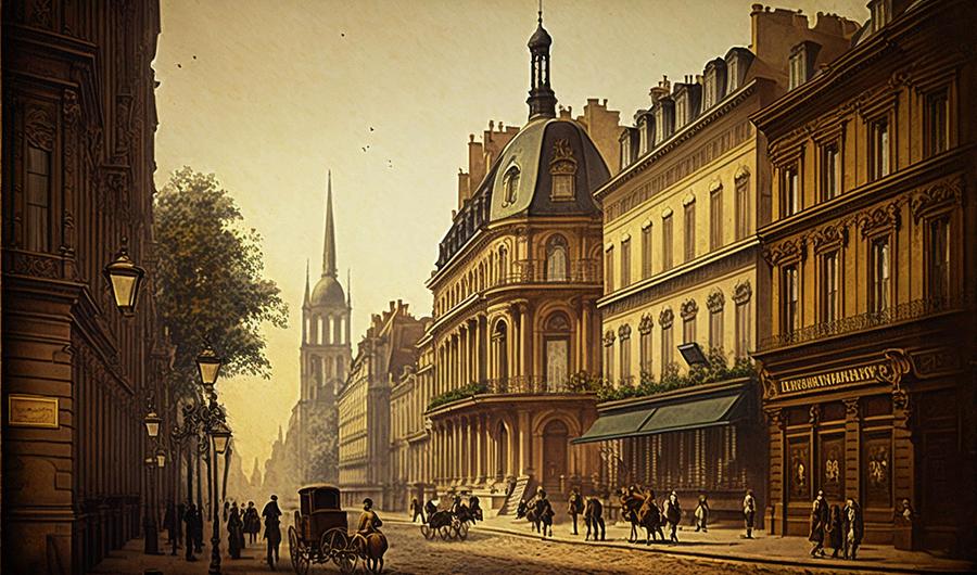 Old Paris Streets Digital Art by John Carothers - Pixels