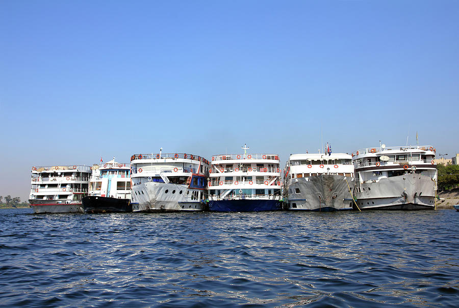 Old Passenger Ships Standing In Port Photograph by Mikhail Kokhanchikov