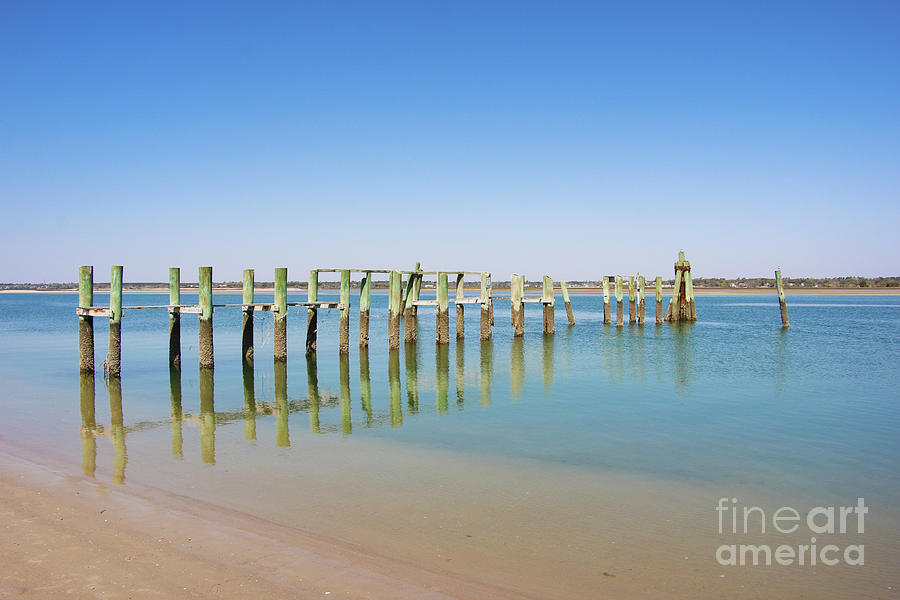 Old Pier on Topsail Island 1140 Photograph by Jack Schultz