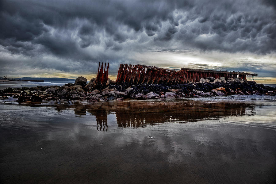 Old Pier, Playa Del Rey Photograph by Peter Bennett - Fine Art America