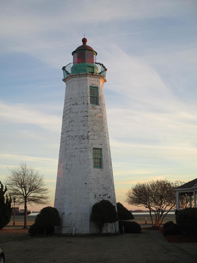 Old Point Comfort Lighthouse. Fort Monroe Virginia 2 Photograph by