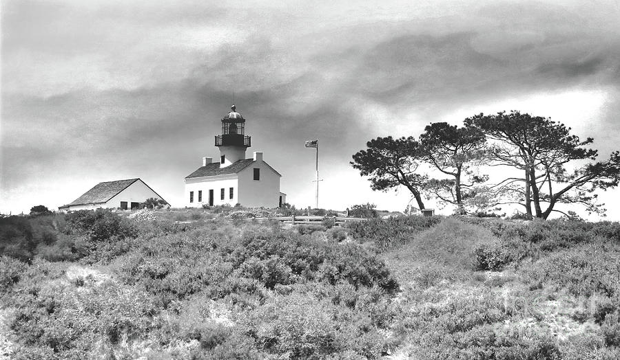 San Diego Photograph - Old Point Loma Lighthouse - San Diego, CA by Aurelia Schanzenbacher