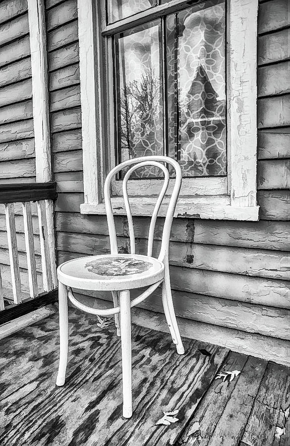 Old Porch In Autumn 2 Photograph by Gary Slawsky