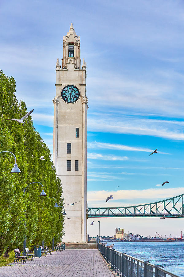 Old Port clock tower, Montreal Photograph by Peter Unger