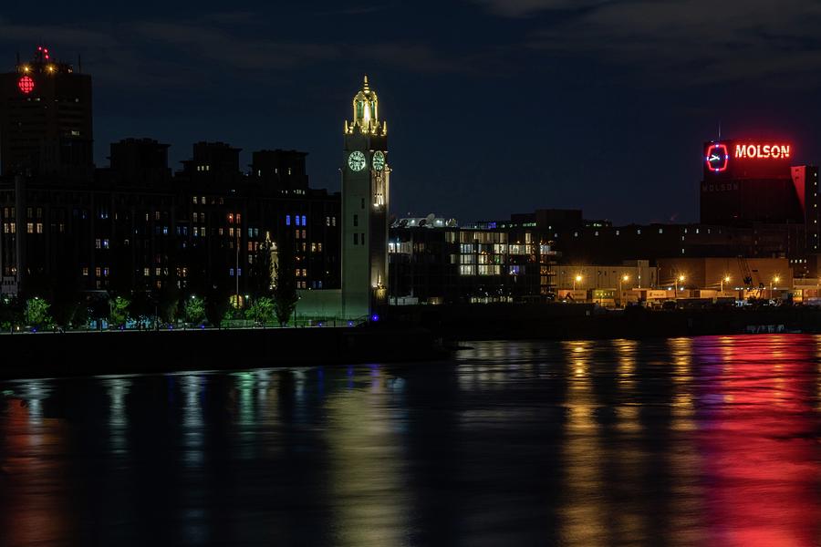 Old Port Of Montreal Night Photograph