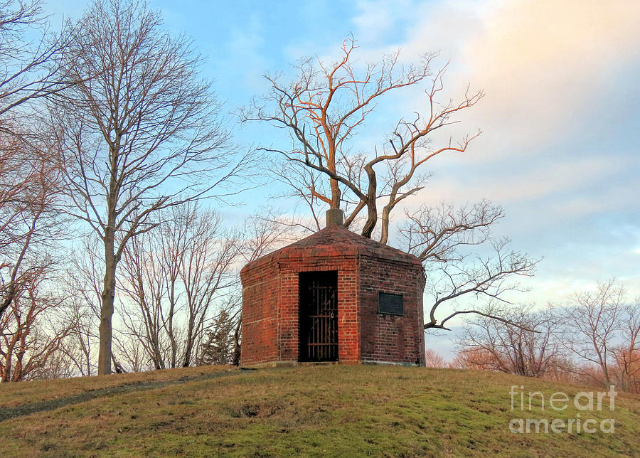 Old Powder House in February  Photograph by Janice Drew
