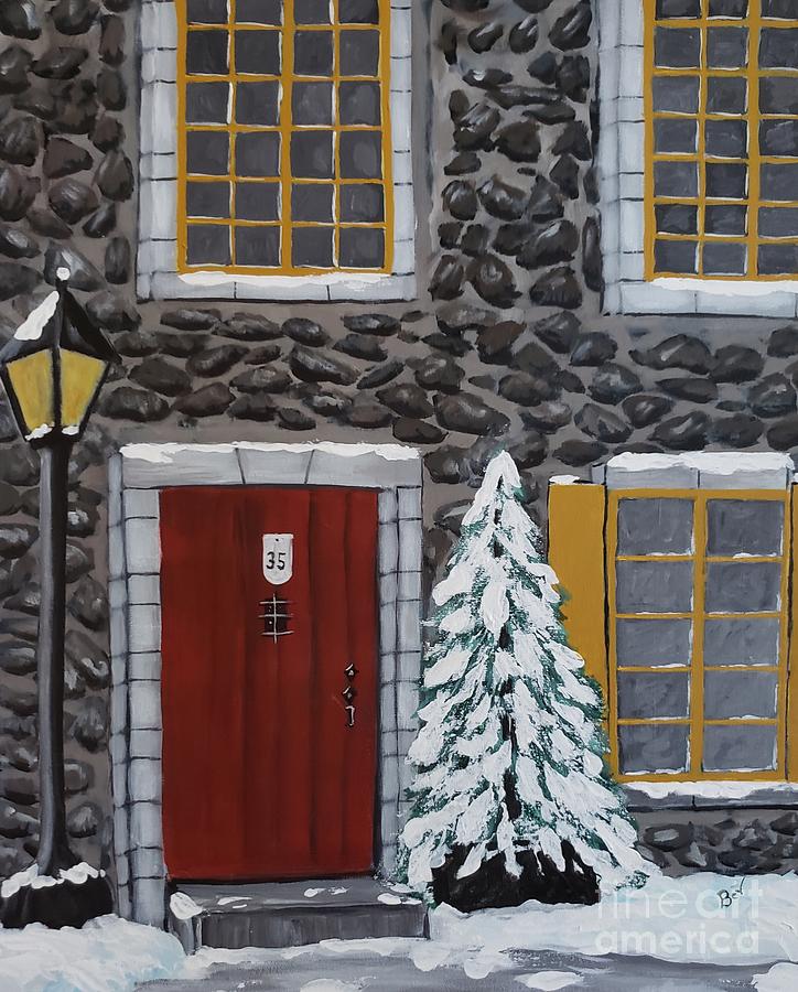 Tree Painting - Old Quebec by Beverly Livingstone