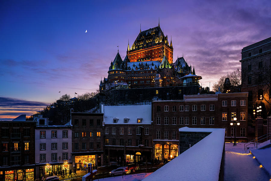 Chateau Frontenac Photograph by Dee Potter