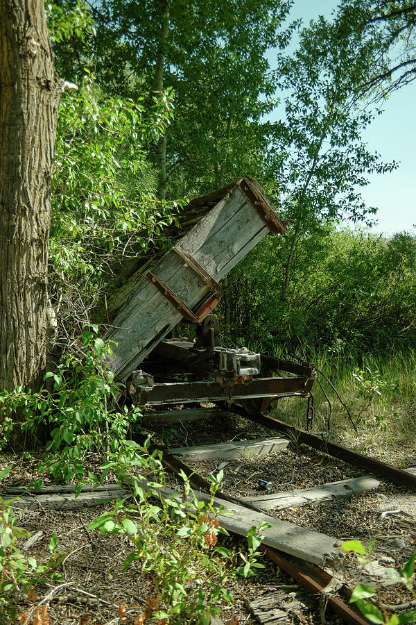 Old rail side dump  Photograph by Jeff Swan