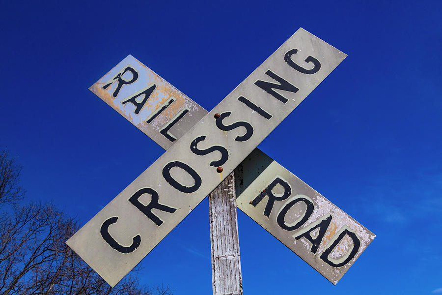 Old Railroad Crossing Sign Photograph by Garry Gay - Fine Art America