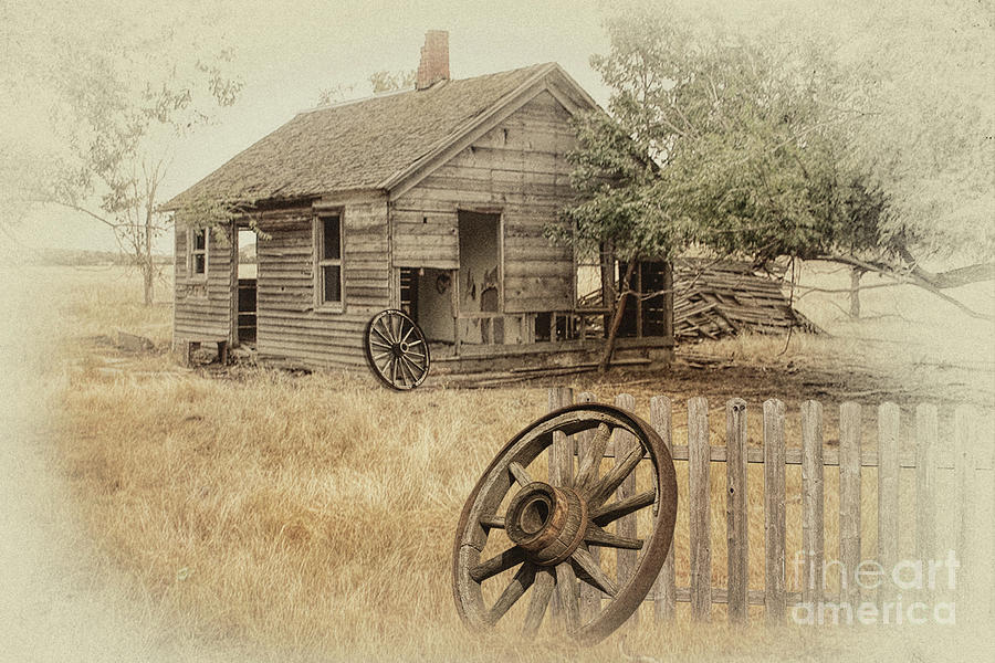 Old Ranch Home Digital Art by Jim Hatch