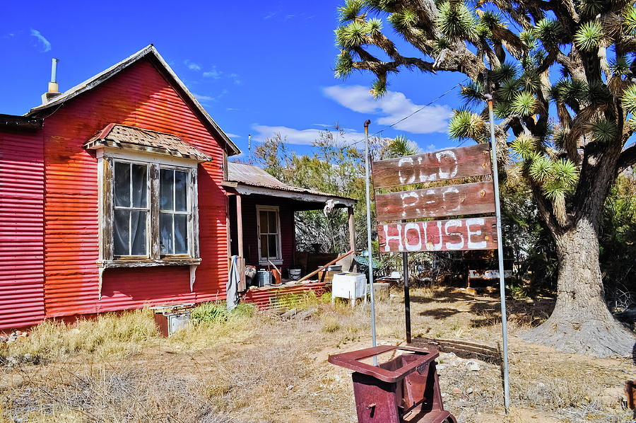 Old Red House Ghost Town Photograph by Kyle Hanson