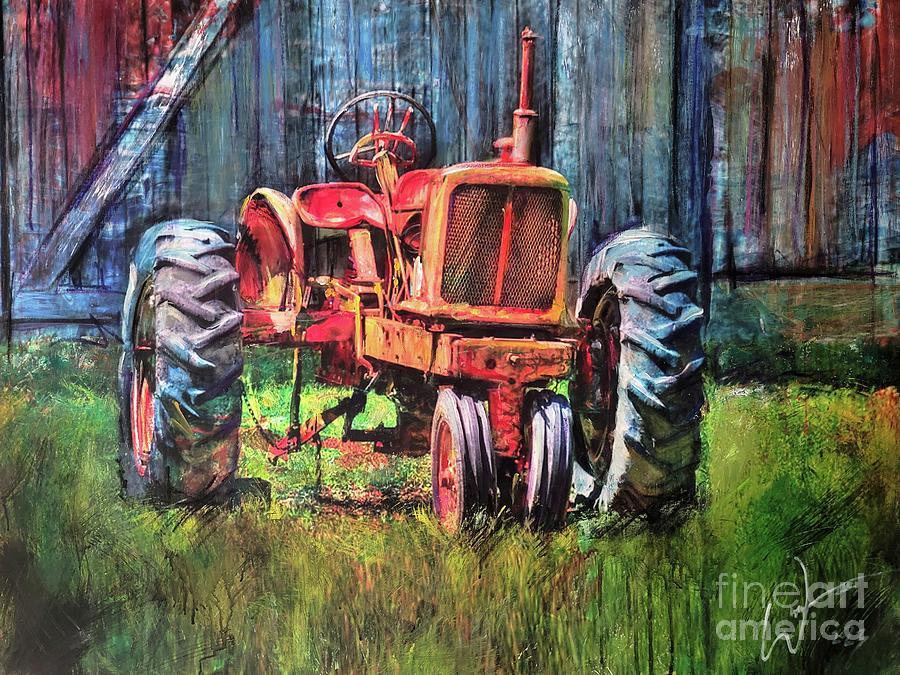 Farm Mixed Media - Old Red by William Smith
