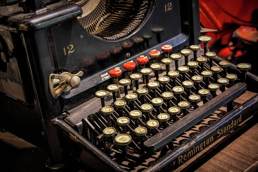 Old Remington Typewriter Photograph by Kristia Adams