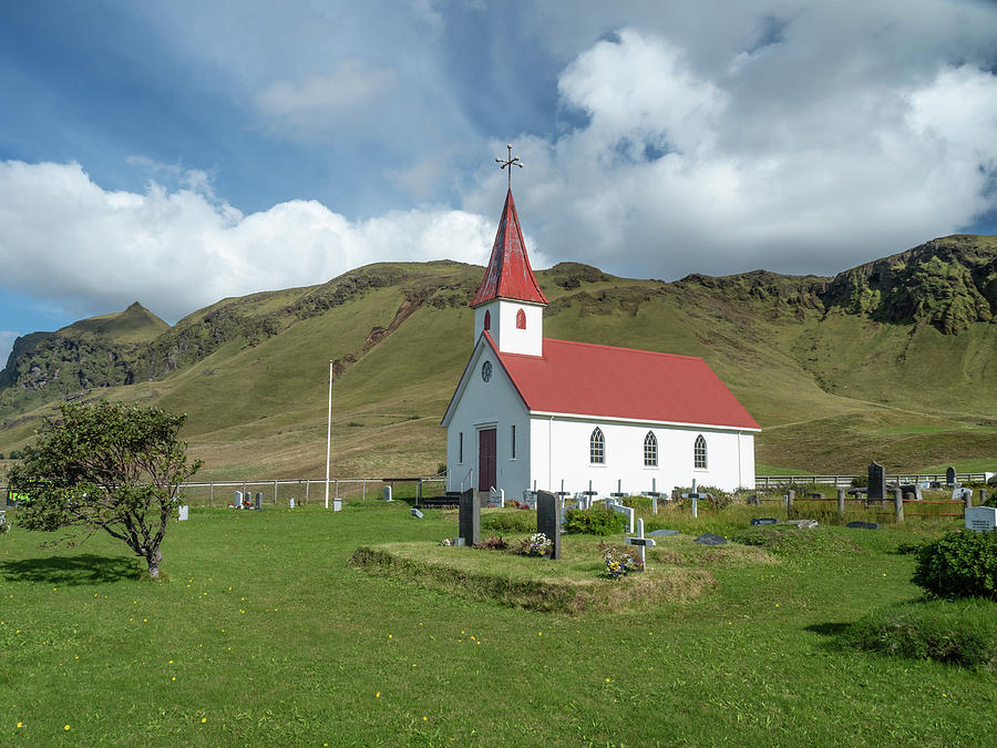 Old Reyniskirkja Church  Photograph by Kristia Adams
