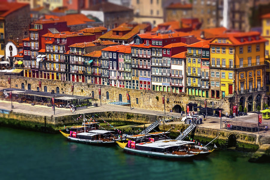 Old Ribeira Porto  Photograph by Carol Japp