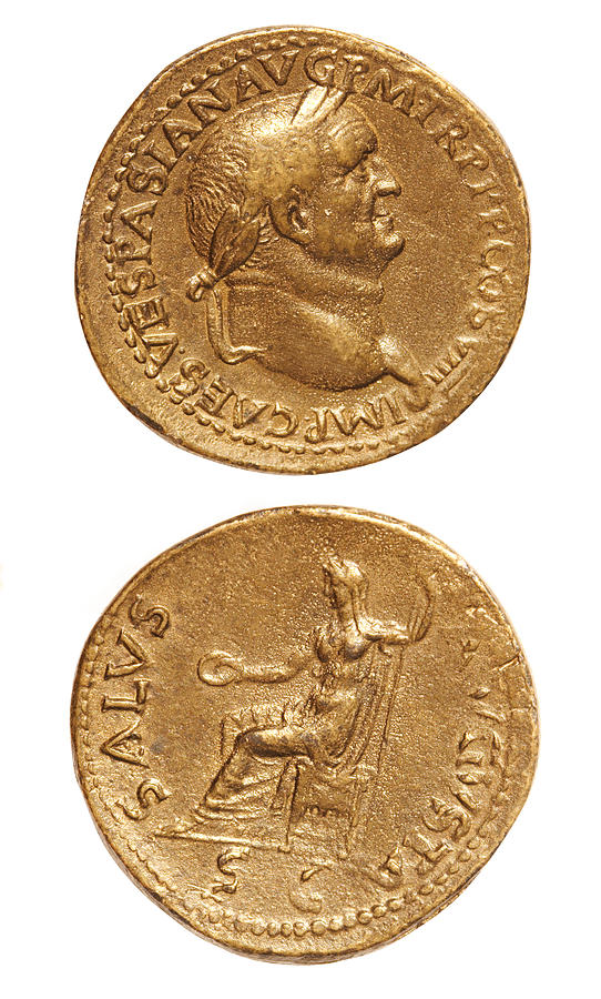 Old Roman Coins Photograph by Lpettet