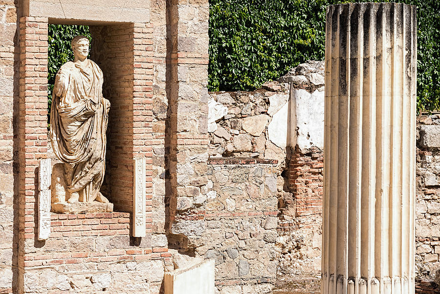 Old Roman Forum in Merida Spain Photograph by Arsenio Marrero