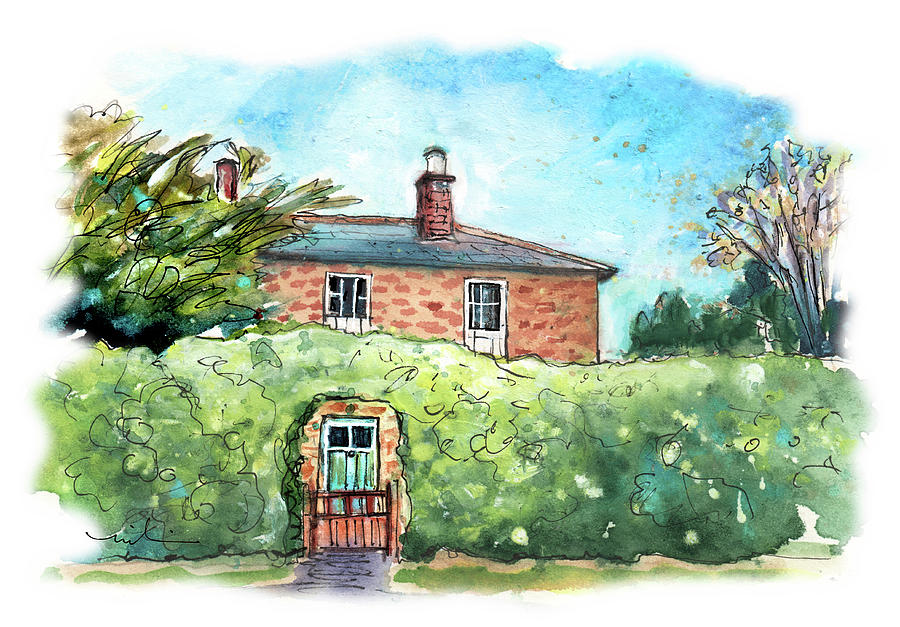 Old Rose Hill In Yarm Painting by Miki De Goodaboom