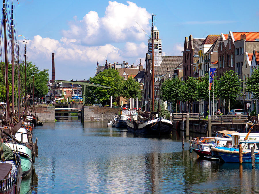 Old Rotterdam Waterway Photograph by S Paul Sahm