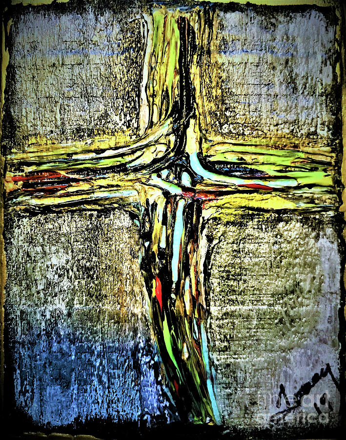 Old Rugged Cross Painting by Teresa Dorroh - Pixels