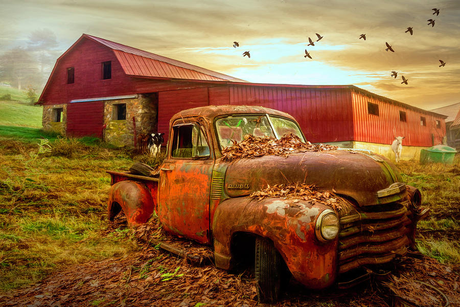 Old Rust on the Farm Photograph by Debra and Dave Vanderlaan | Fine Art ...