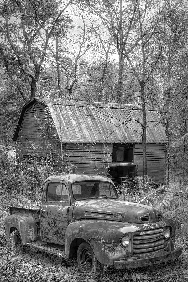 Old Rusty at the Smoky Mountain Barn Photograph by Debra and Dave Vanderlaan