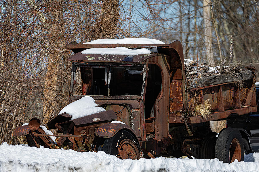 Old Rusty Dump Truck Photograph by Denise Kopko