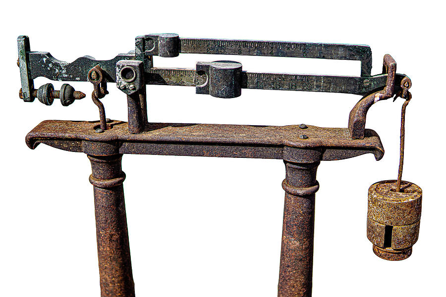 Old Rusty Scale Photograph by David Morehead