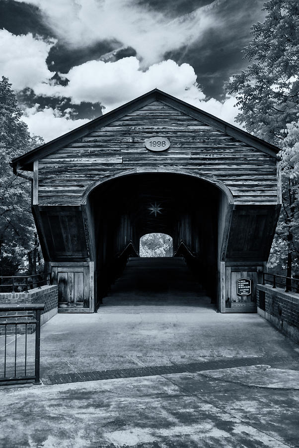 Old Salem Covered Bridge Photograph by Paul Mangold