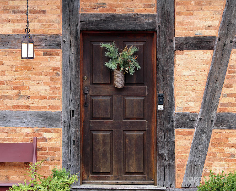 Old Salem Doorway 1454 Photograph by Jack Schultz