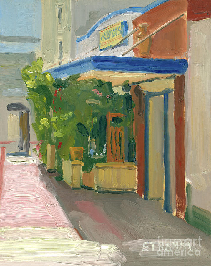 Old San Diego, Ranchos Painting by Paul Strahm