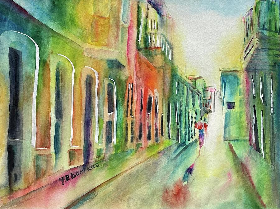 Old San Juan Painting by Yolanda Barreto Pixels