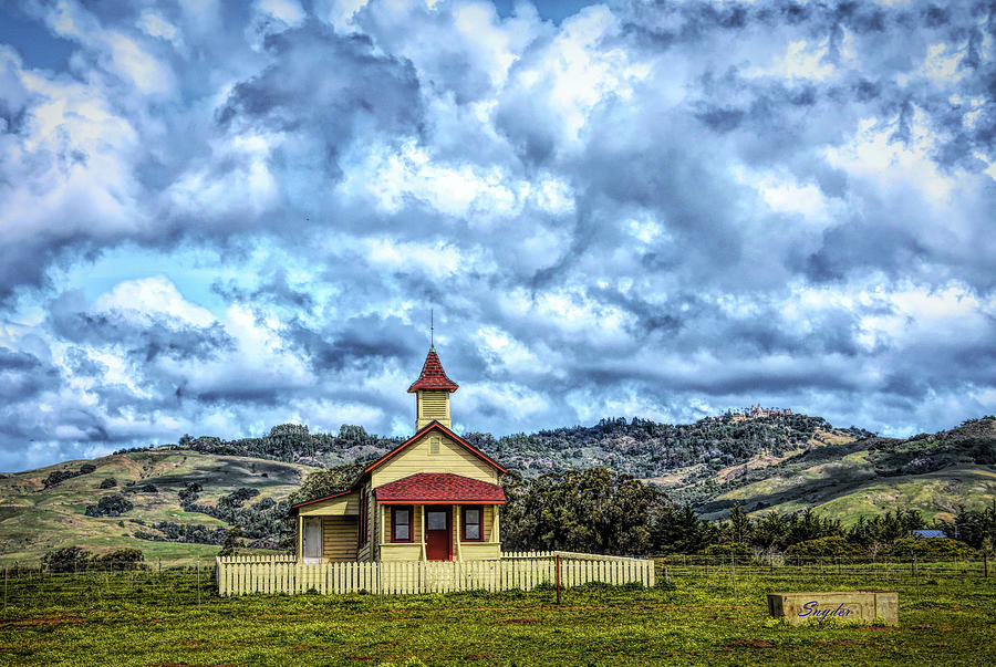 Old San Simeon Village Church Photograph by Floyd Snyder