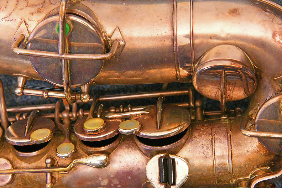 Old Saxophone Photograph