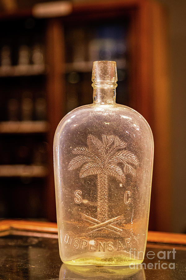 Old SC Dispensary Bottle Photograph by Charles Hite